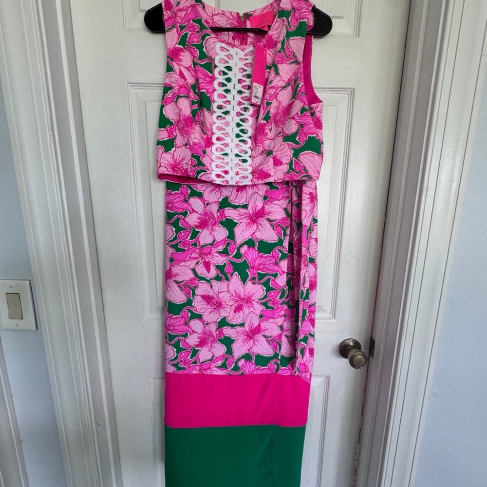 Lilly Pulitzer NWT Leif Maxi Set in 
Hibiss Kiss Print Size 8 - Picture 6 of 13